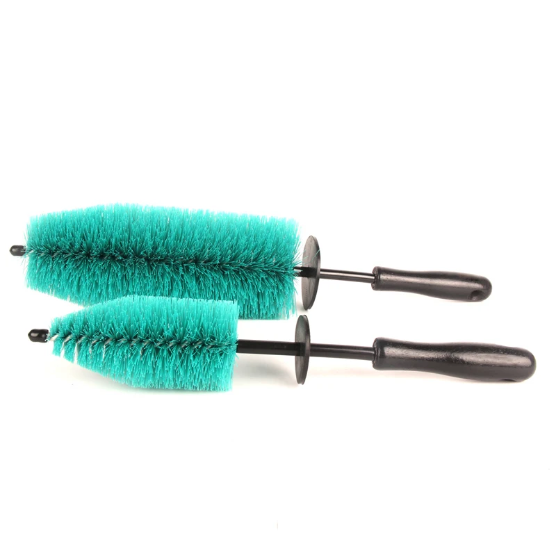 

New Green 15'' Long Wheel Rim Brush Non-Scratch Auto Detailing Tool Cleaner for Cars, Trucks, Motorcycle, and Other Vehicles