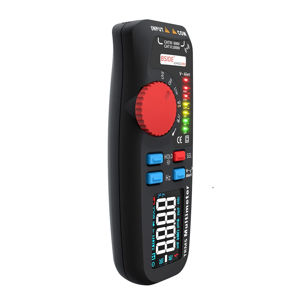 ADM92CL PRO Mini TRMS Профессиональный цифровой мультиметр с двойным режимом тестер 6000 отсчетов напряжения тока сопротивление Частотомер