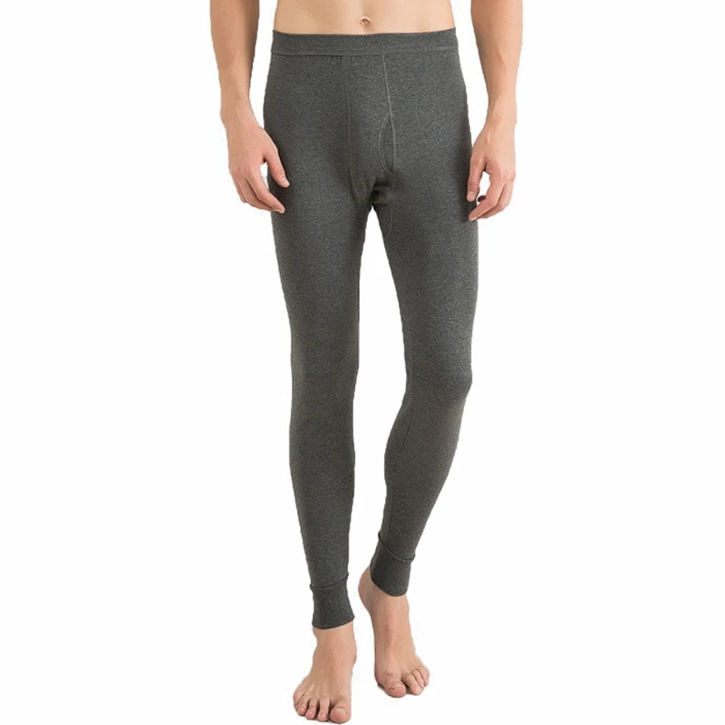 Зимние кальсоны дышащее нижнее белье штаны теплые мужские пижамы удобное