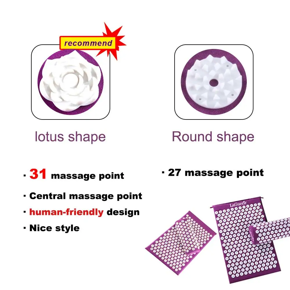 Массажная подушка для акупрессуры с розами размер M/L | Красота и здоровье