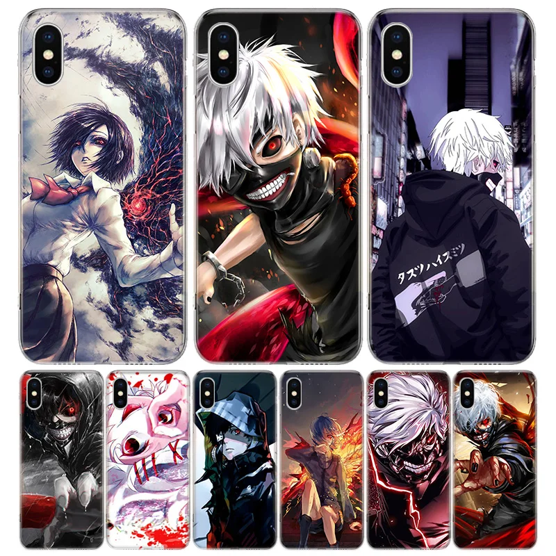 

Tokyo Ghoul Kaneki Ken Silicon Call Phone Case For Apple iPhone 11 13 Pro Max 12 Mini 7 Plus 6 X XR XS 8 6S SE 5S + Cover Coque