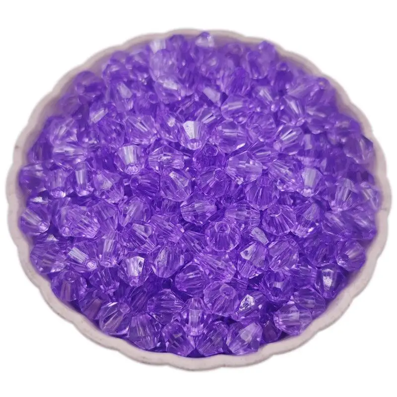 300 шт. акриловые прозрачные алмазные бусины россыпью для изготовления ювелирных