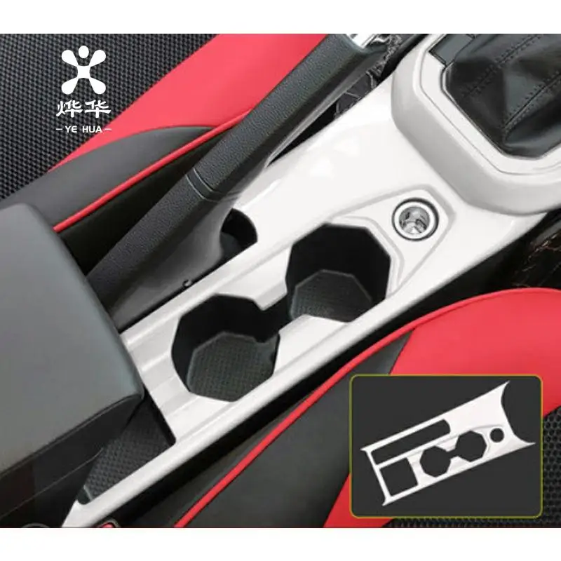 

For VW Volkswagen Polo 2018-2021 White Car Stickers and Decals Interior Parts Accessories Decoration Accessory