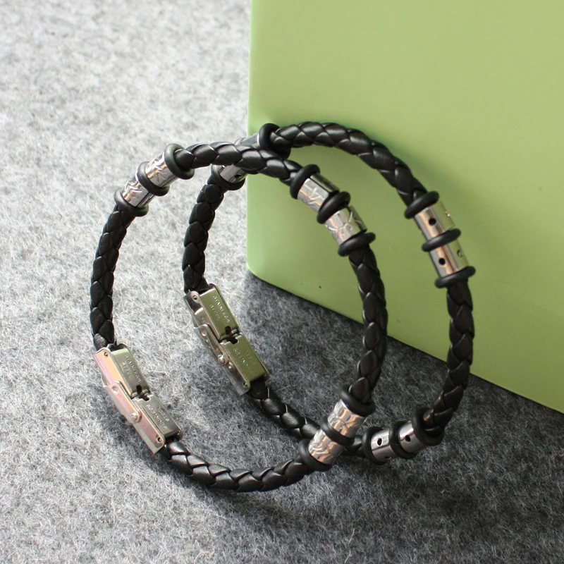 Браслет из искусственной кожи 21 см серебряный цвет Шарм специальные ювелирные