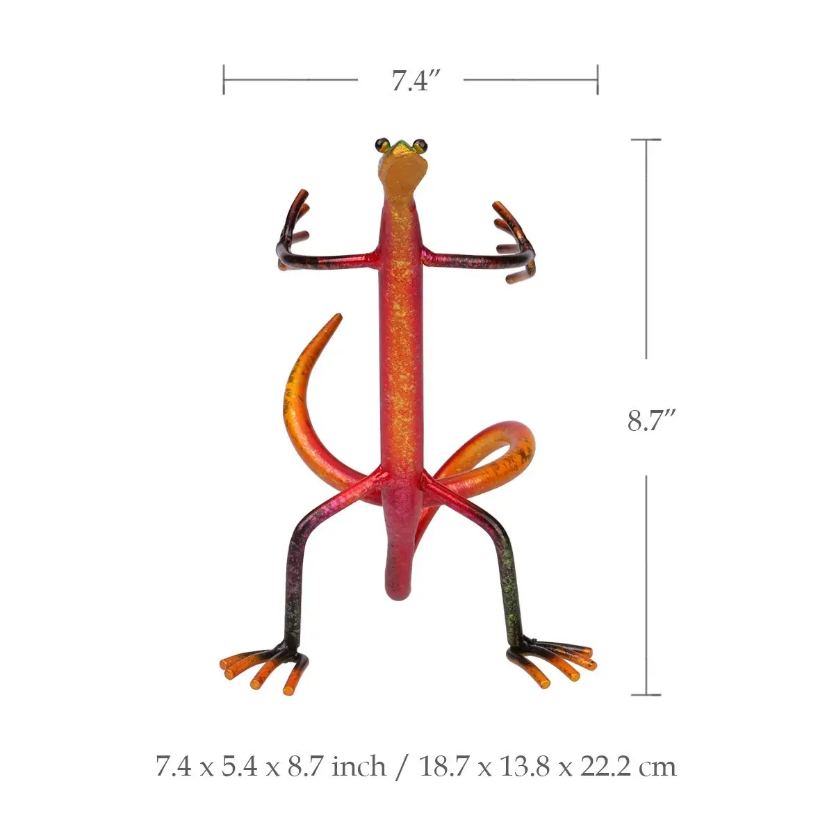 Винный держатель Tooarts Gecko фигурка животного железный ремесло домашний декор