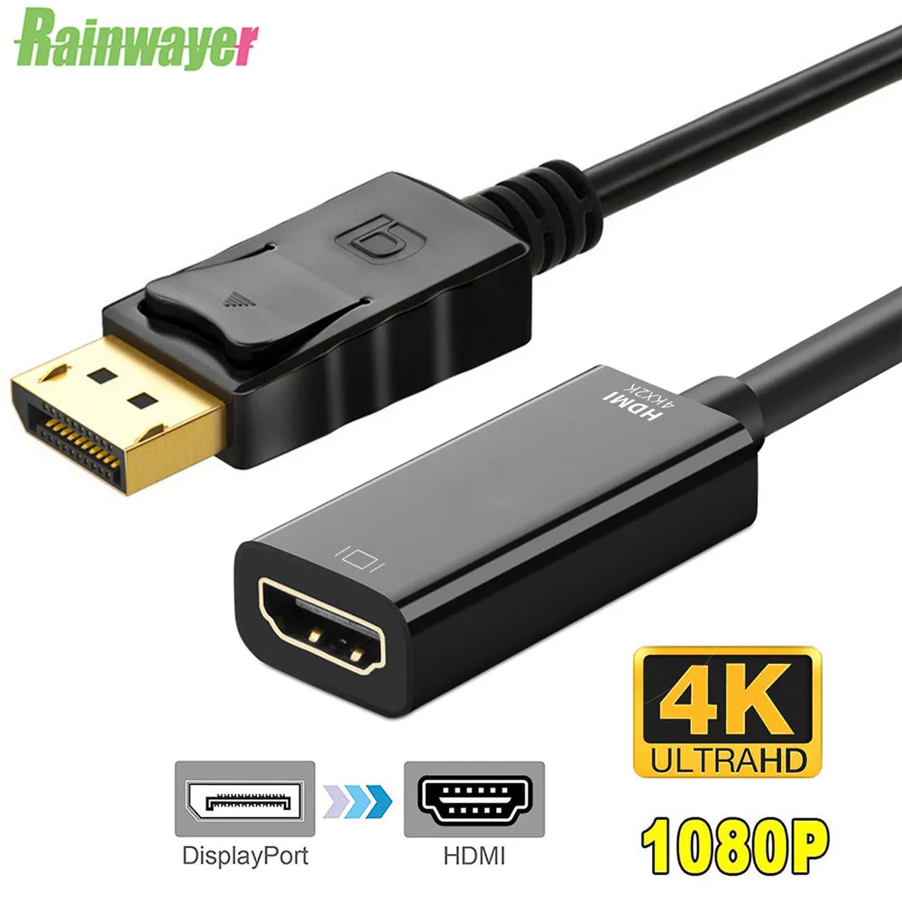 1080P HDMI совместимого адаптера дисплей Порты и разъёмы к конвертер Папа мама Кабель