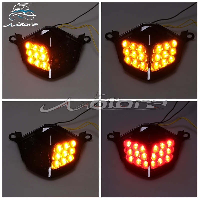 Мотоциклетная задняя сигнальная стоп-лампа Интегрированная для Z750 2007-2011 Z1000