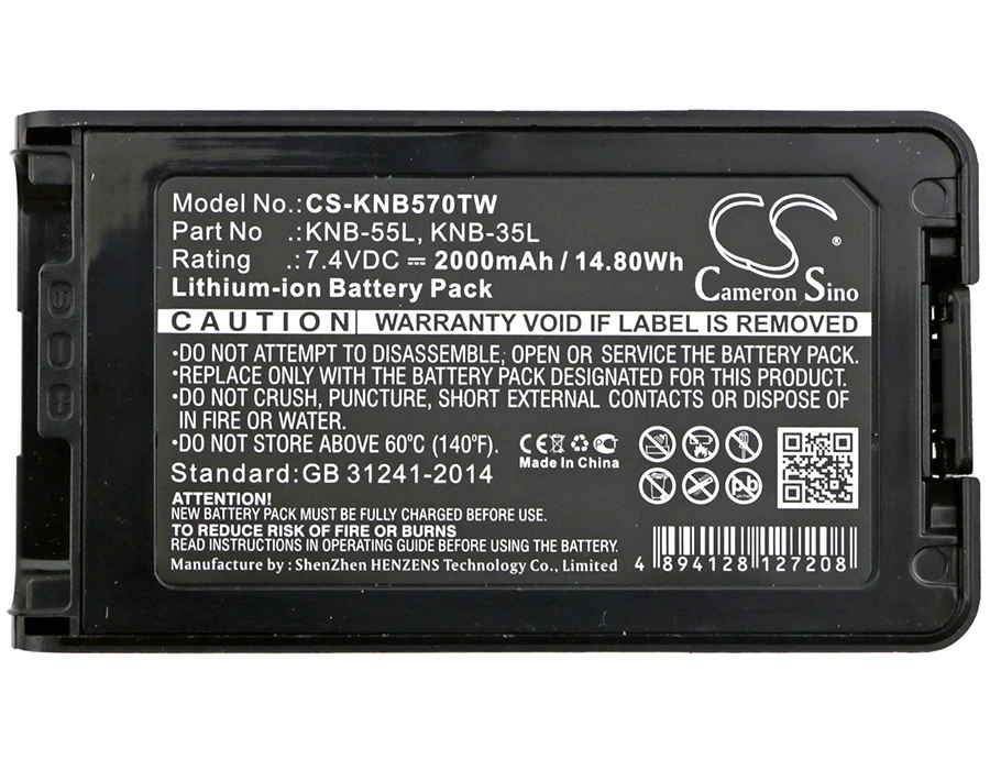 Cameron Sino аккумулятор для KENWOOD TK 2140 3140 2148 3148 2160 3160 KNB 24L 35L 2000mAh|Перезаряжаемые батареи|