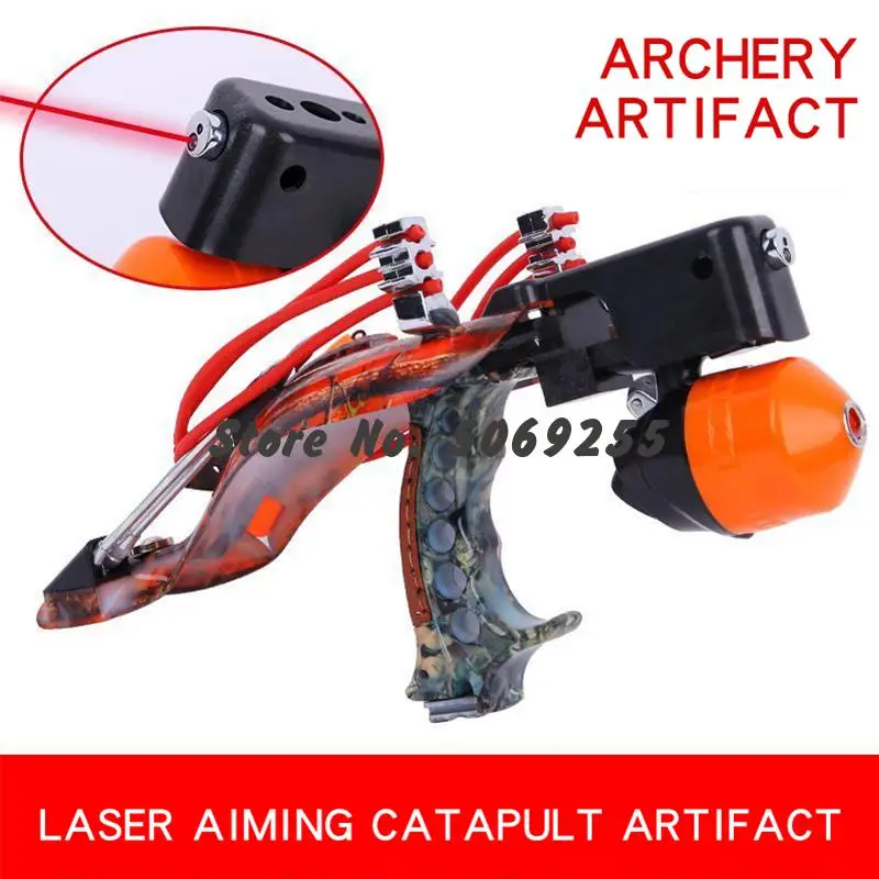 Походное снаряжение для выживания на природе рыболовная Рогатка с красной