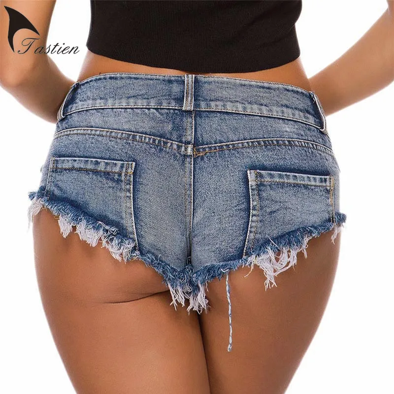 

2020 New Booty Club Shorts Femme Denim Shorts Female Summer Thong Jeans for Women Hotpants Bermudas Micro Shorts Jeans Feminino