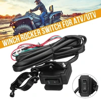 motorcycle atvutv 3 meters winch rocker switch handlebar control line warn kits 12v full sealed electric winch supplies