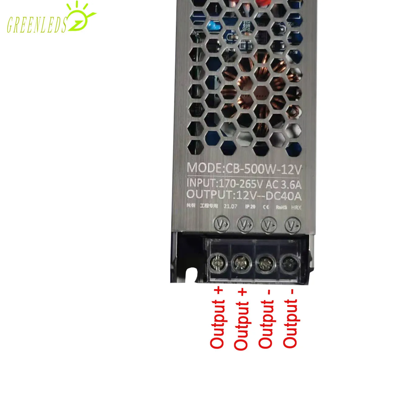 LED Light box power supply 500w Output DC12V or 24V Input Voltage 170-265V Pure Copper Mute with High Qualtiy 3 Years Warranties | Освещение