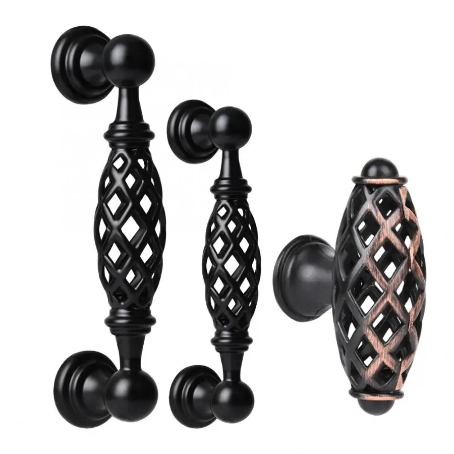 Винтажный стиль клетка для птиц ручка шкафа Ручка выдвижная двери|Ручки шкафа| |