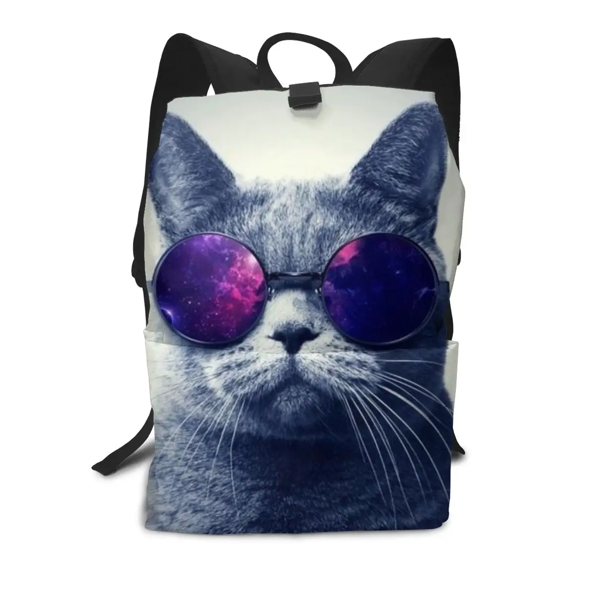 Школьный рюкзак с забавным котом и USB-зарядкой для мальчиков-подростков, детские школьные ранцы с защитой от кражи, рюкзак для ноутбука
