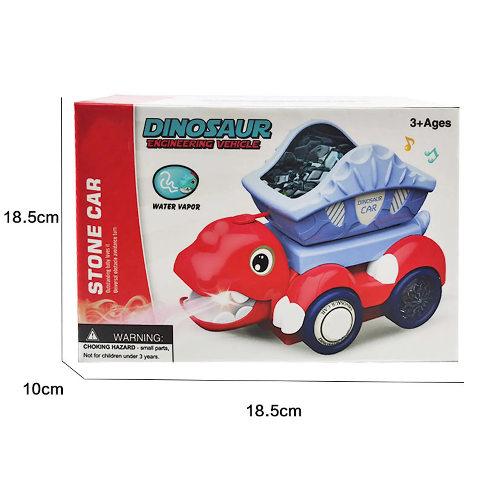 

Electric Spray Engineering Vehicle Dinosaur Model Electronic Dinosaur Toys