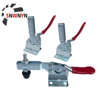 123pcs gh 201b 90kg quick release toggle clamp horizontal clamps hand heavy duty hand clip woodworking tools galvanized iron