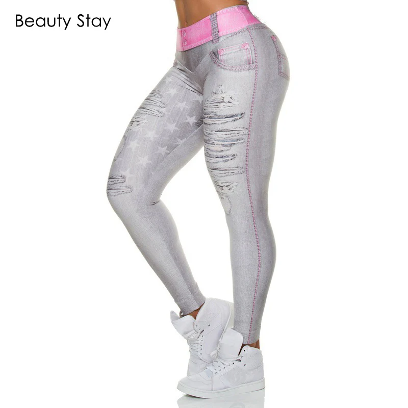 Женские джинсы с эффектом пуш-ап и завышенной талией | Женская одежда