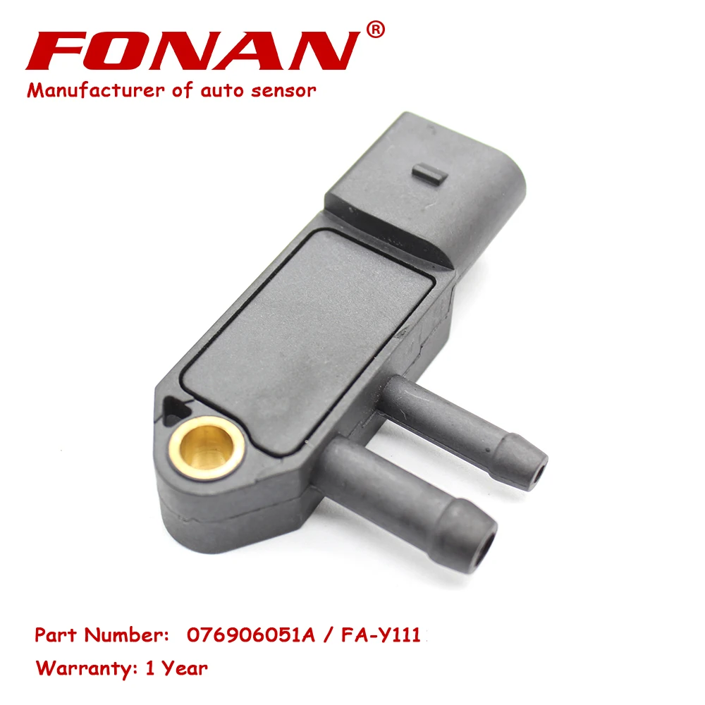 Датчик дифференциального давления в коллекторе DPF для VW Volkswagen Jetta 2009 Golf 2010 2014 TDI 2.0L