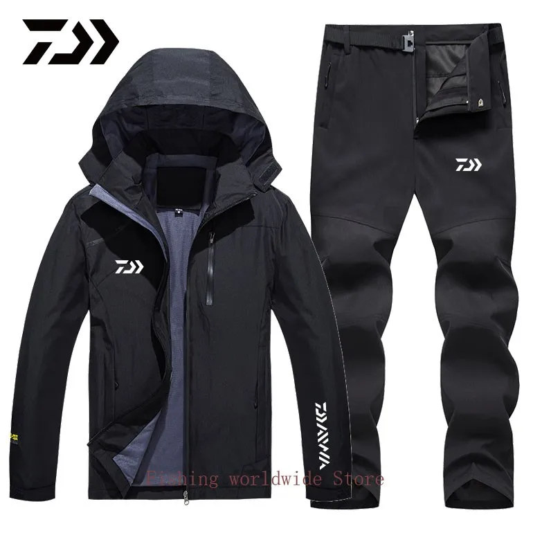 

DAIWA Fishing Suit Men Breathable Thin Fishing Clothing Man Hooded Sport Waterproof High Quality Hiking Summer Fishing Jacket