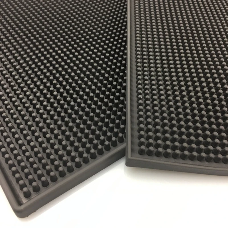 

PVC Soft Rubber Non Slip Mat Kitchen Dining Bar Heat Resistant Absorbent Pads Kitchen Home Drain Multifunctional Mat