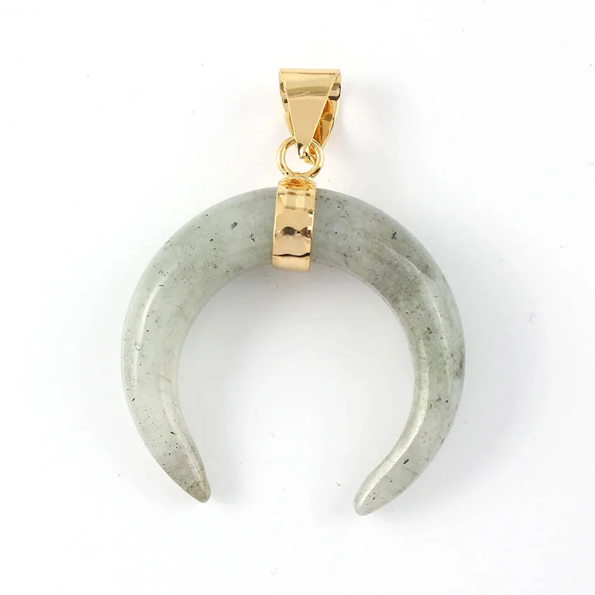 FYJS уникальный светильник желтого золота Цвет полумесяц розовый кварцевый