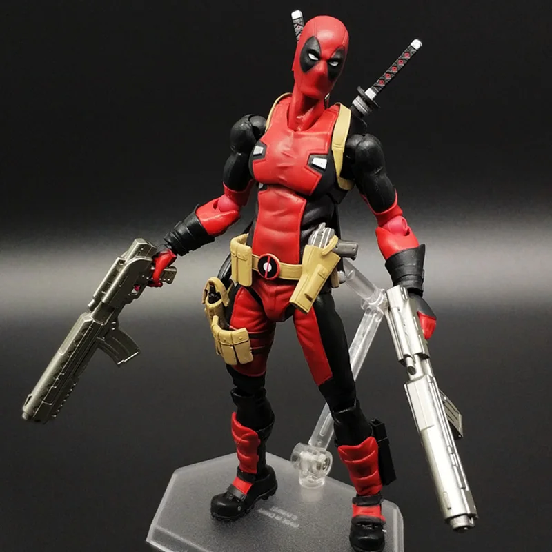 Дисней 15 см X-MAN Дэдпул Figma игрушки EX-042 DX Ver Super Hero BJD фигурка модель Рождественский