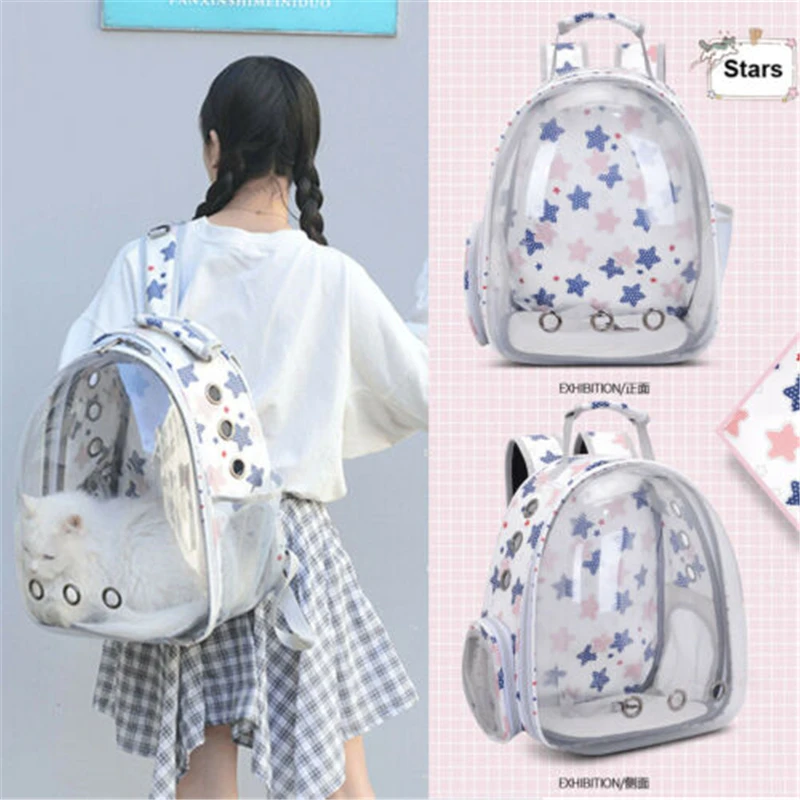 Новая космическая капсула астронавт Pet Cat Рюкзак пузырь окно для котенка щенок