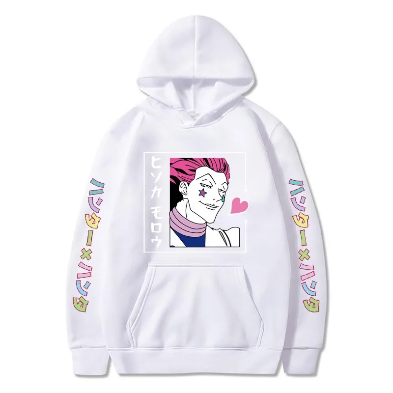 

Hunter X Hunter Men Hoodie Hisoka Cosplay Sweatshier Anime Kurapika GON FREECSS Hoodie Fashion Pullover Male