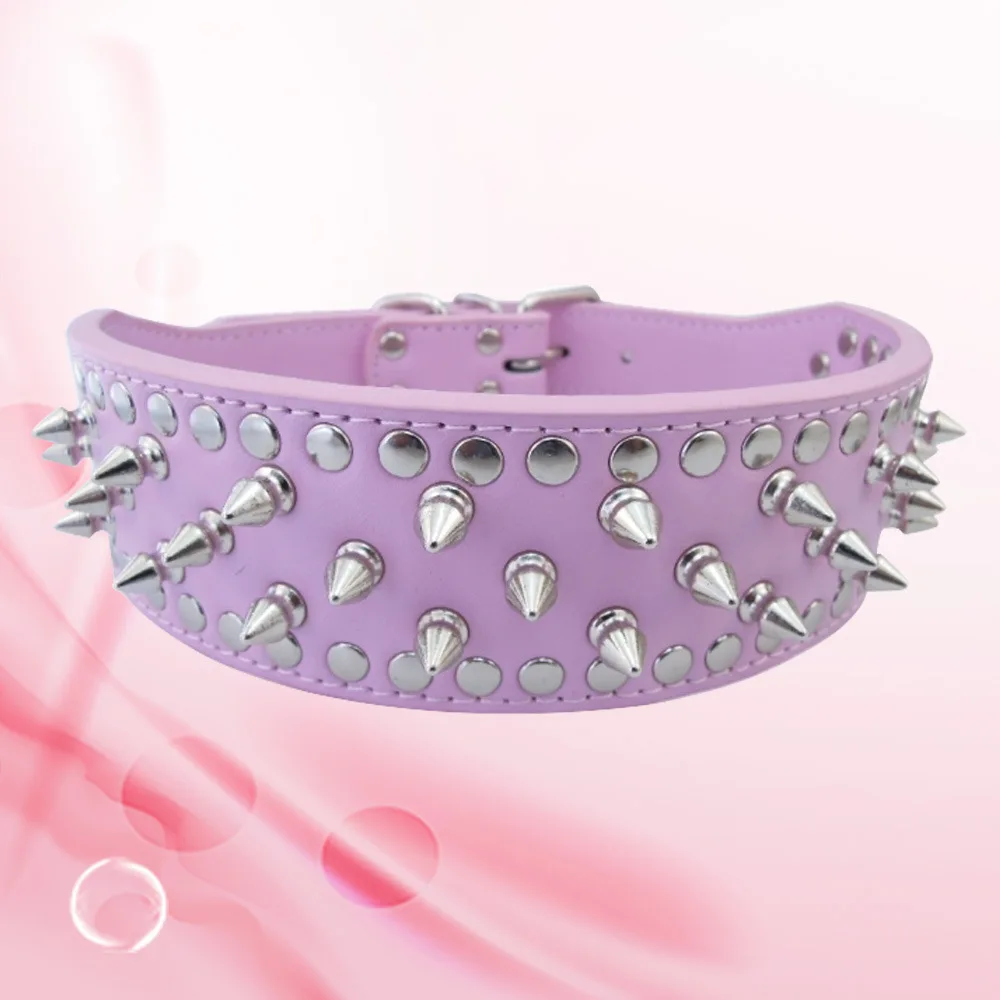 Собачий ошейник с шипами по индивидуальному заказу роскошные ремни для шеи из
