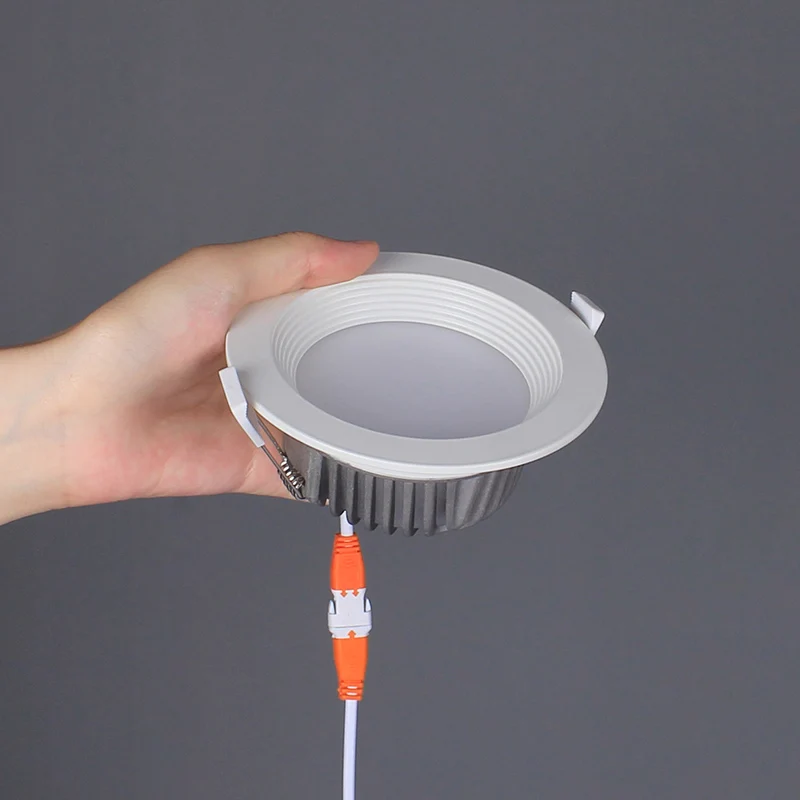 Светодиодный светильник Aisilan круглая Встраиваемая лампа белого/золотого цвета