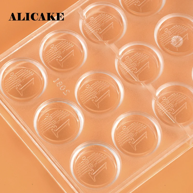 Поликарбонатные формы для шоколада 21 отверстие 1 евро конфеты шоколад