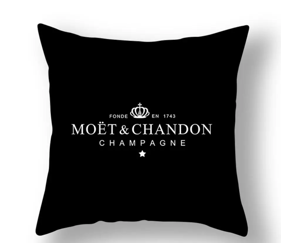 

Black Cotton Letters Love Home Print Cushion Cover Sofa Bed Pillow Throw Home Decoration Pillowcase Nordic Decorative 45X45cm