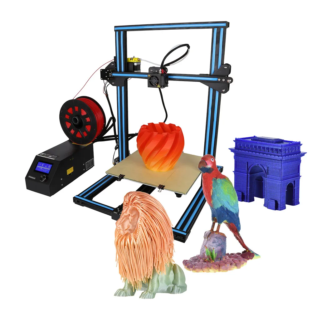 

Aibecy CR-10S Self-assembly 3D DIY Aluminum Frame & Filament Detector Includes 200g Filament Print Size 300 * 300 * 400mm