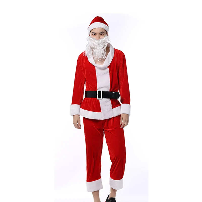 

Woman Men Festival Christmas Santa Costumes Gifts New Year Xmas Party Role Play Make Up Outfit Halloween Cosplay Costume