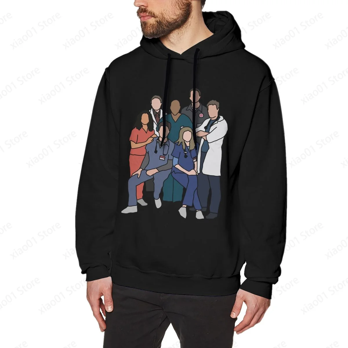 

All The Scrubs Hoodie Sweatshirts Fashion Graphics Harajuku Streetwear Hoodies