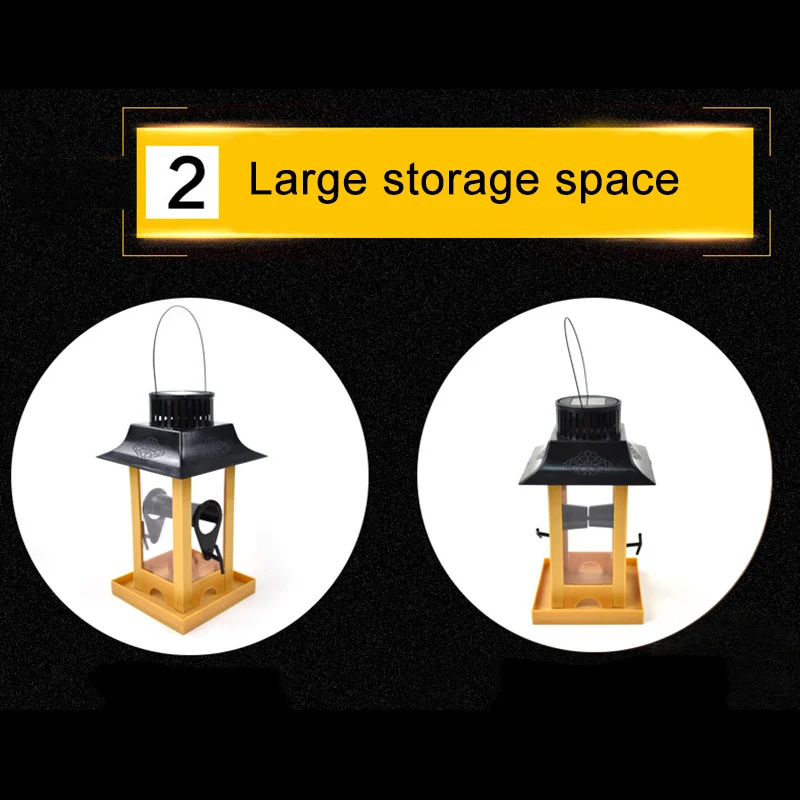 Кормушка для птиц солнечный фонарь наружная подвесная светодиодная Для Колибри