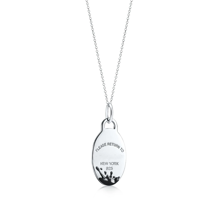 

Fashion popular couples spray egg hanging necklace