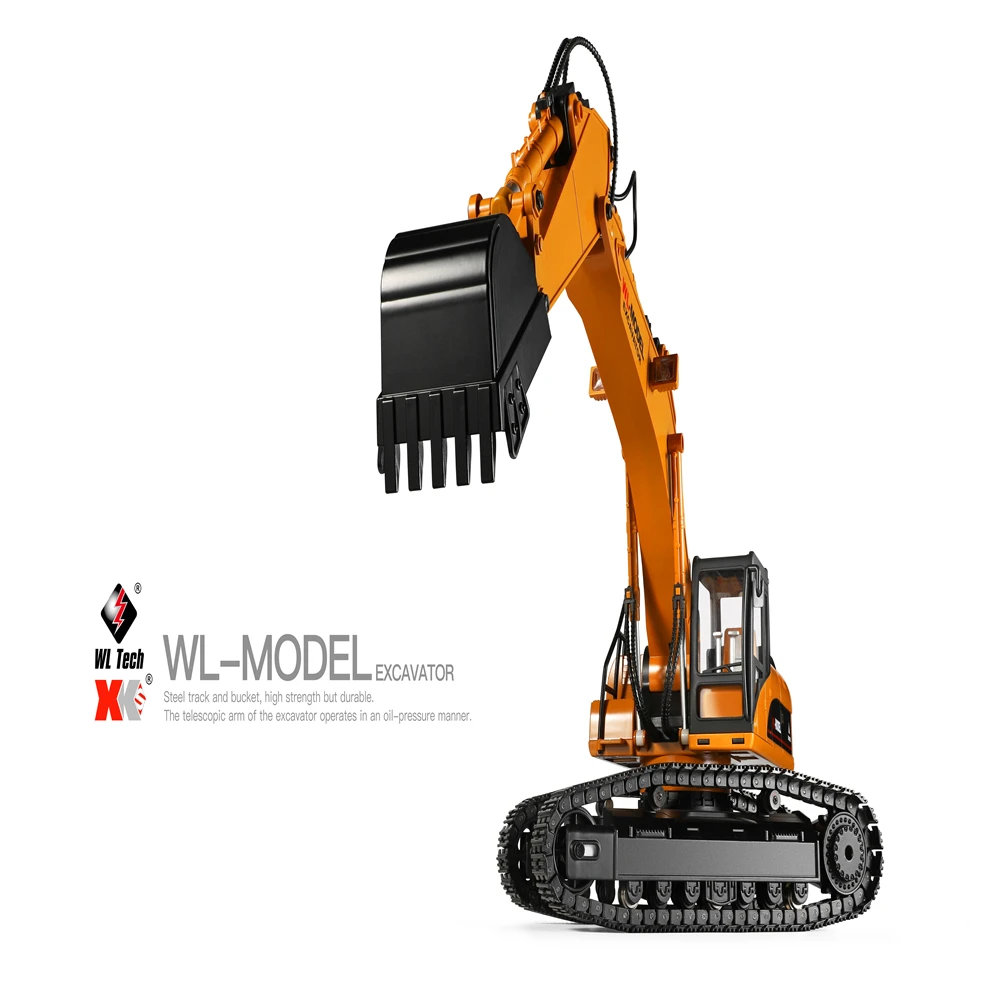 Масштаб 1/16 WLtoys 16800 радиоуправляемая модель экскаватора 2 4 ГГц с эффектом