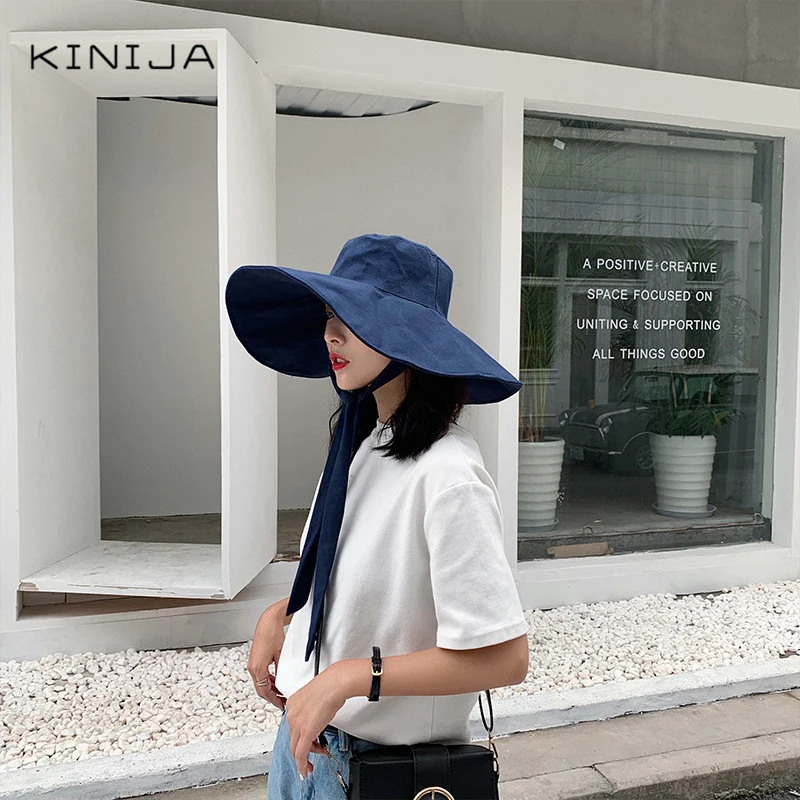 Шляпа рыбака с широкими полями для девушек тонкая панама от солнца пляжа и отдыха