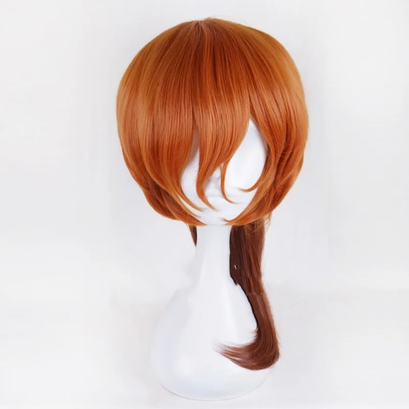 

Anime Bungo Stray Dogs Chuya Nakahara Chuuya wig Cosplay Costume Men & Women Hair Halloween Party wigs+hairnet