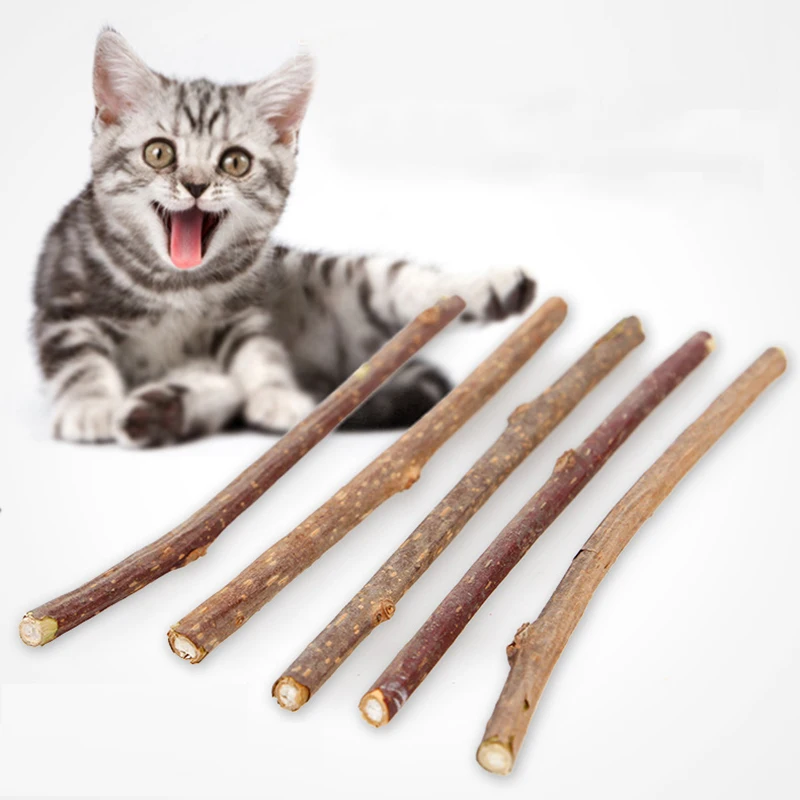 10/20 шт. игрушки кошки котенок палка жевательные игрушки для кошек котенок чистка зубов палочки Зубная щётка Товары для кошек закуски