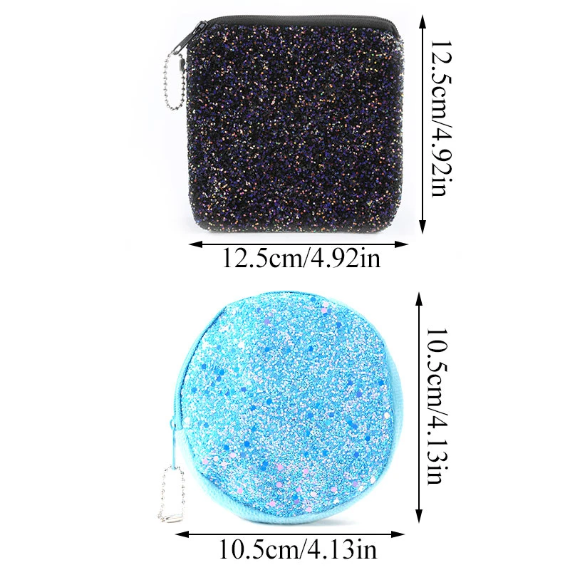Новинка 2019 модный детский кошелек для монет мини-кошелек с пайетками и монетами