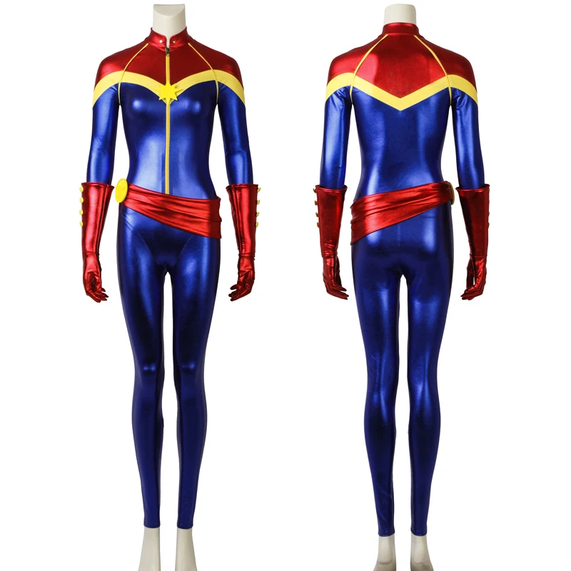 

Костюмы на Хэллоуин; Маскарадный костюм; MS. Капитан, для косплея костюм Кэрол Дэнверс битва боди Полный реквизит с ботинками