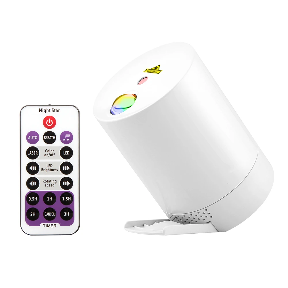 

Night Light Starry Sky Projector Water Wave Lamp LED star music Rotating Remote Control Bedroom Bedside Lamp