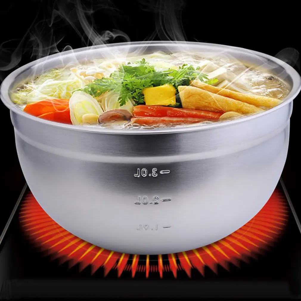 Кастрюли Из Нержавеющей Стали Миски Для яиц углубленные с чешуей запеченный