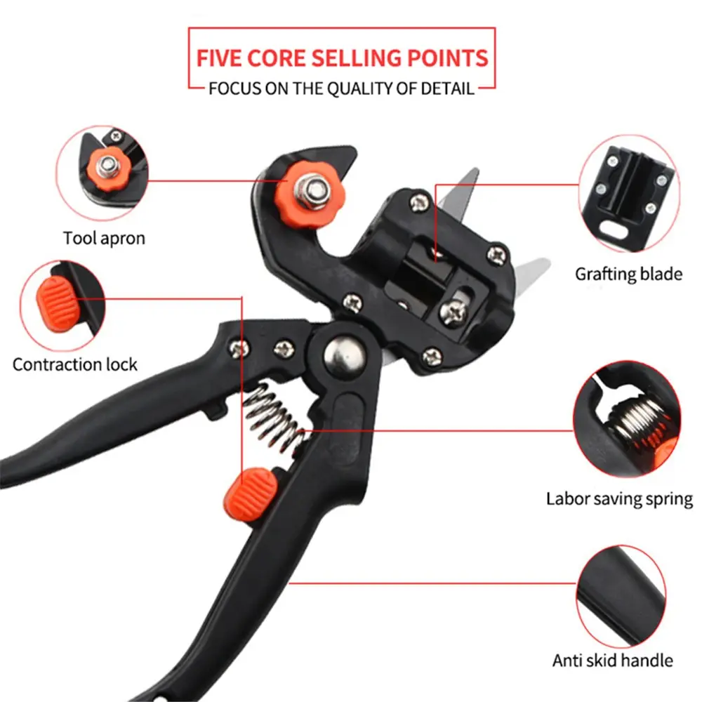 1Pc Garden Fruit Tree Pro Pruning Shears Scissor Grafting Cutting Tool Blade Tools Set Pruner Kit | Инструменты