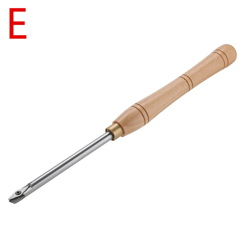 

Wood Turning Tool Carbide Insert Cutter With Wood Handle Lathe Tools Round Shank Woodworking Tool