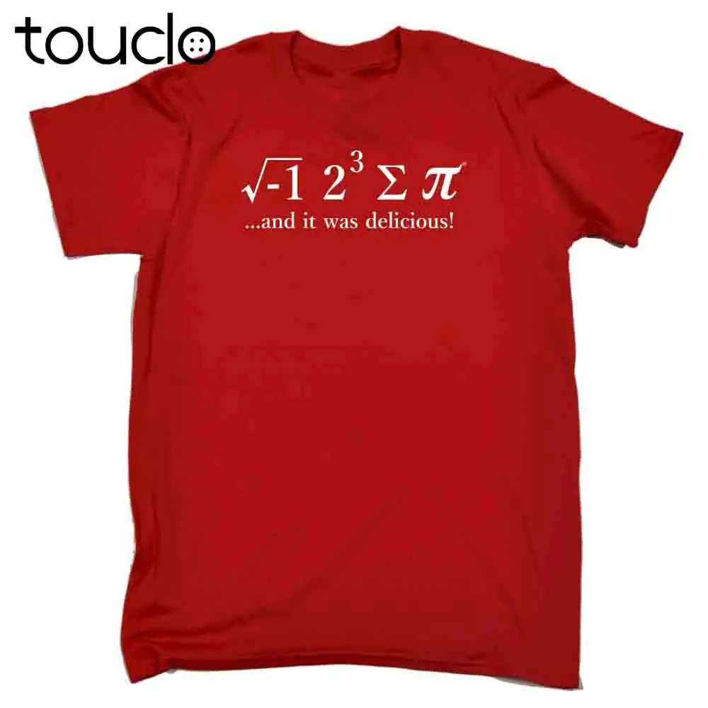 Молодежный круглый воротник индивидуальные футболки Для мужчин и съел пирог 8
