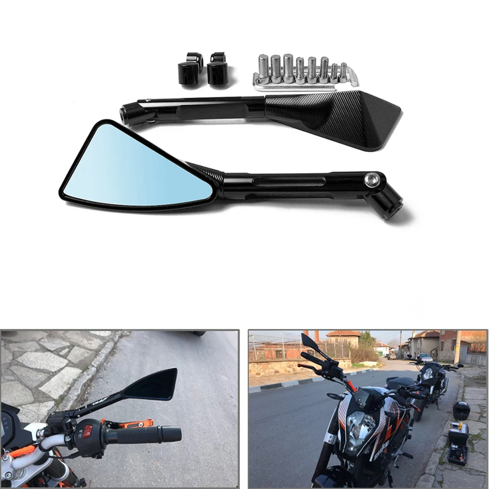 

For KTM 125 250 390 200 690 790 DUKE Motorcycle Aluminum Rear View Rearview Mirrors Side Mirror 990 SUPER DUKE R Accessories