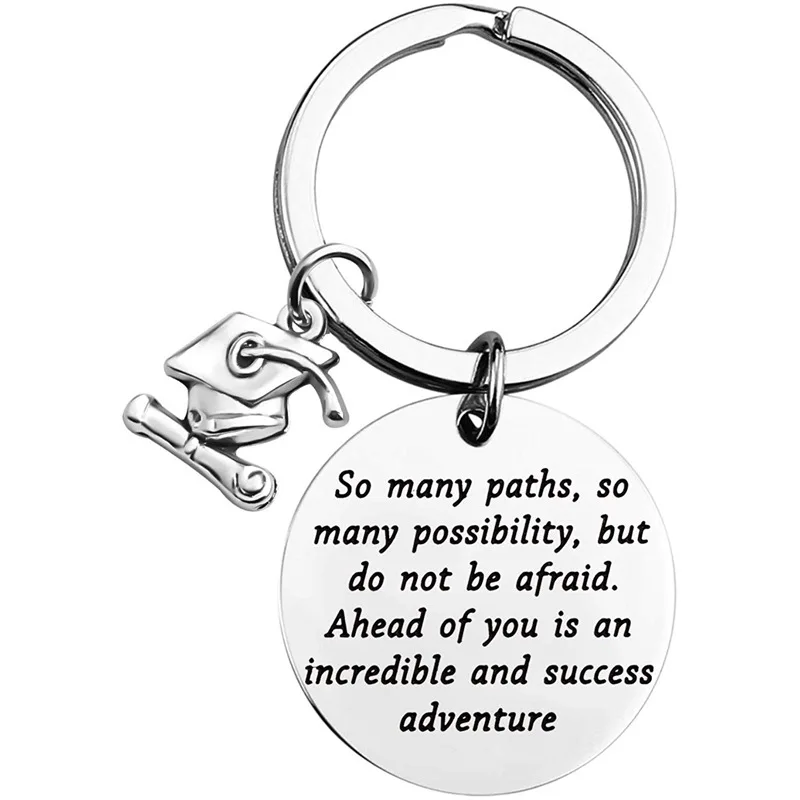 

2020 Graduates Keychains So Many Paths University Student Keychains Creative Inspire Gift Student Lovers Gift